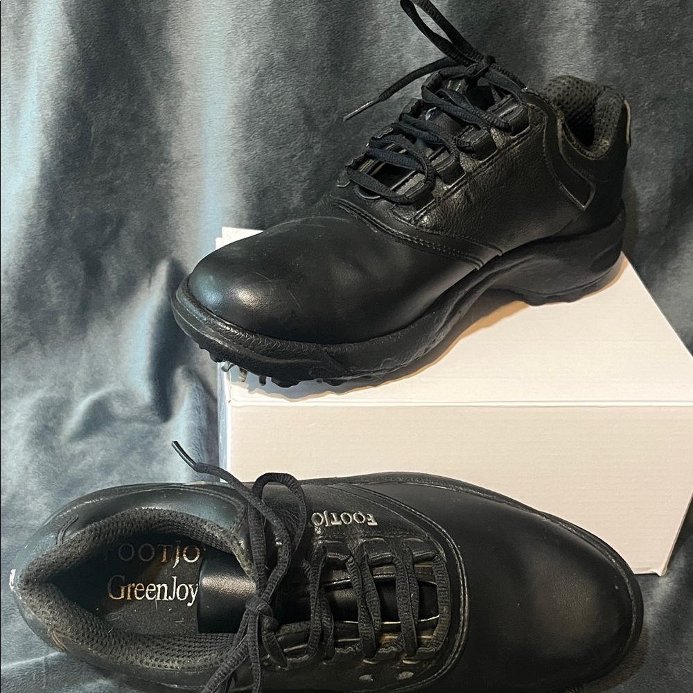 FootJoy Men's Black Athletic Golf Shoes Sz 8 men’s shoes golf